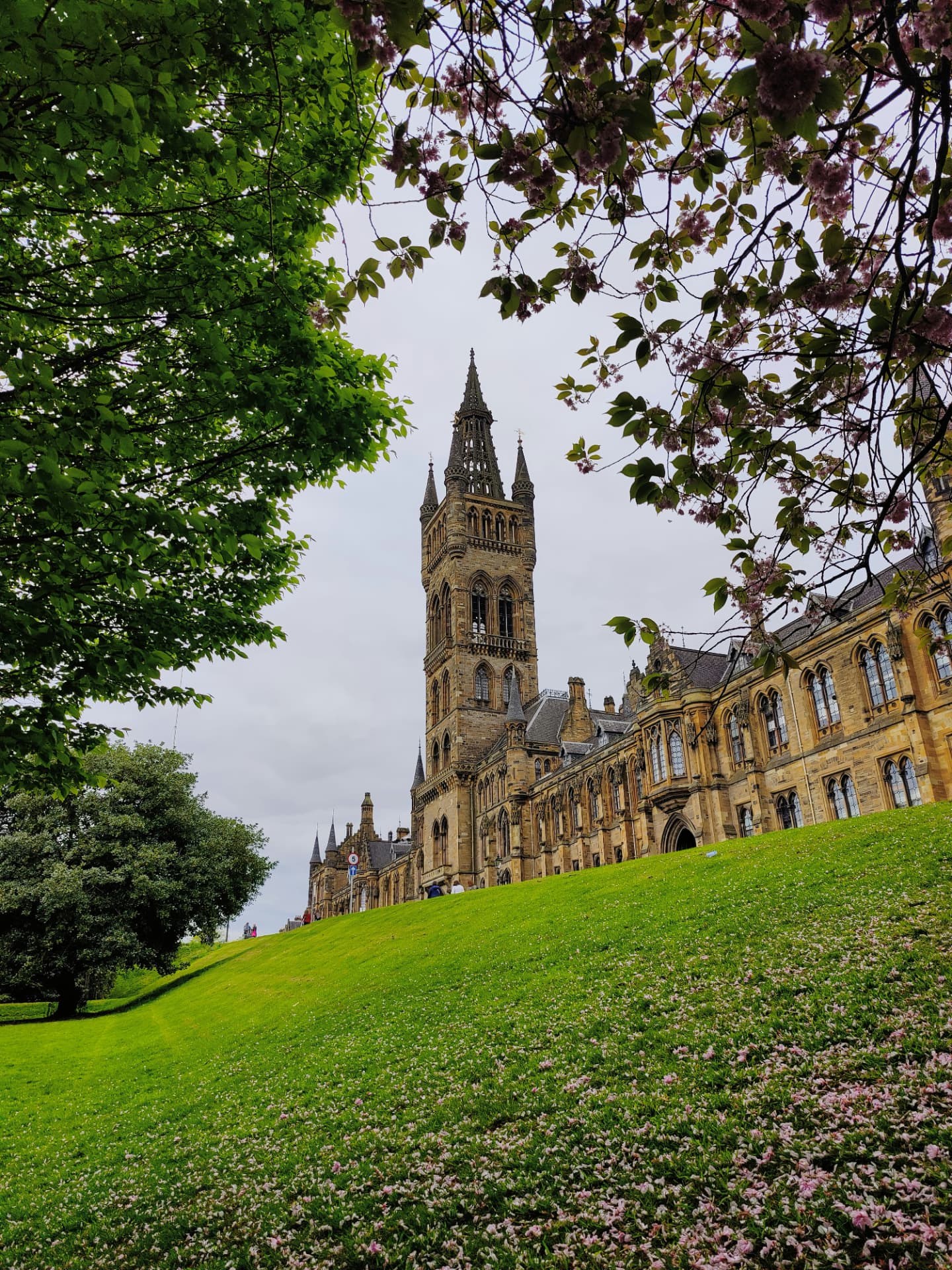 Gilbert Scott Building at the University of Glasgow