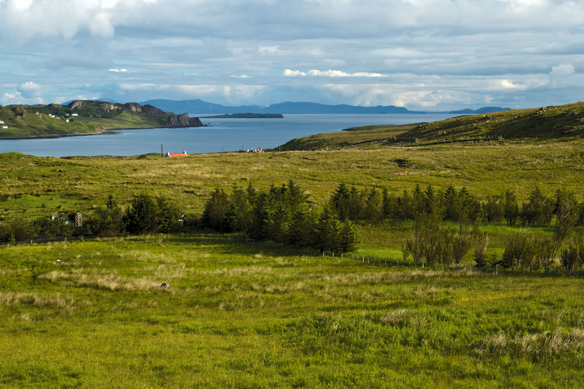 Coastal landscape on the Isle of Skye
