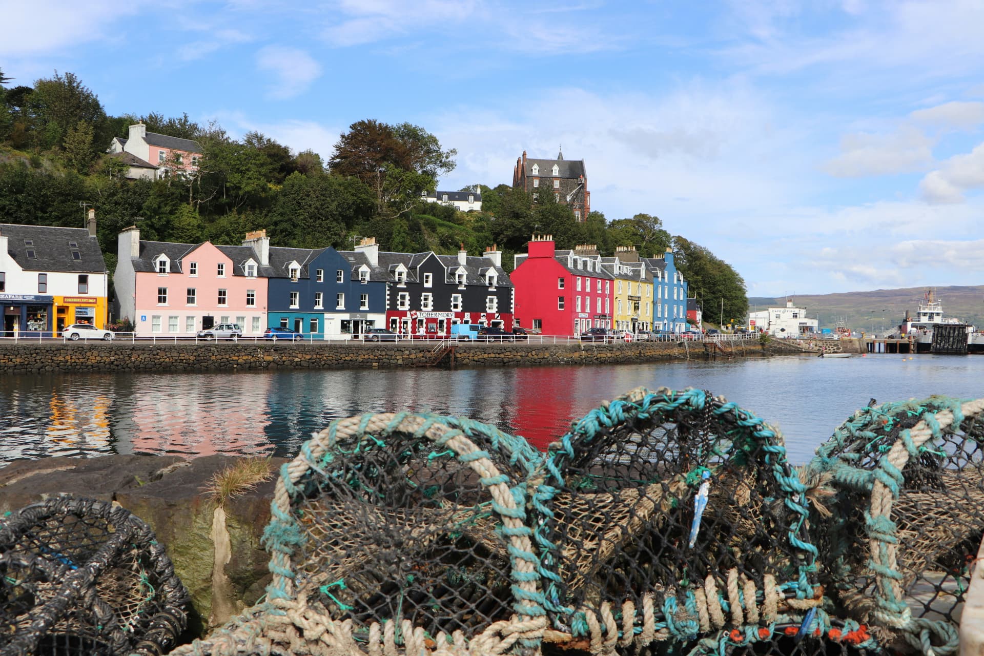 Colourful waterfront of Tobermory, Isle of Mull