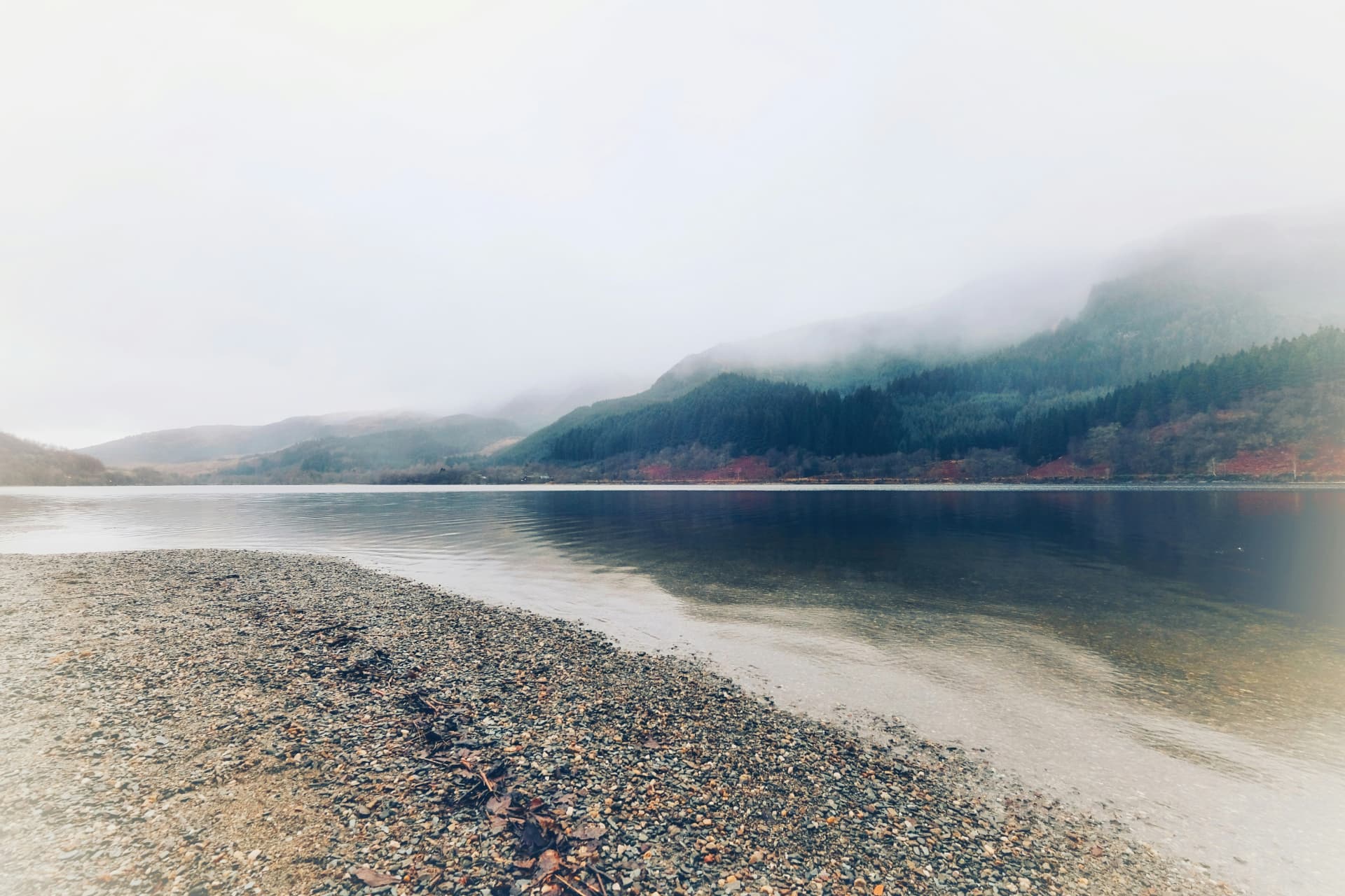 Misty Loch Lubnaig near Callander